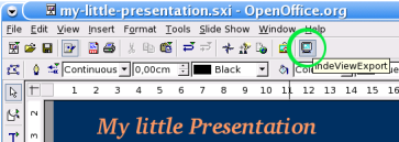 OpenOffice screenshot